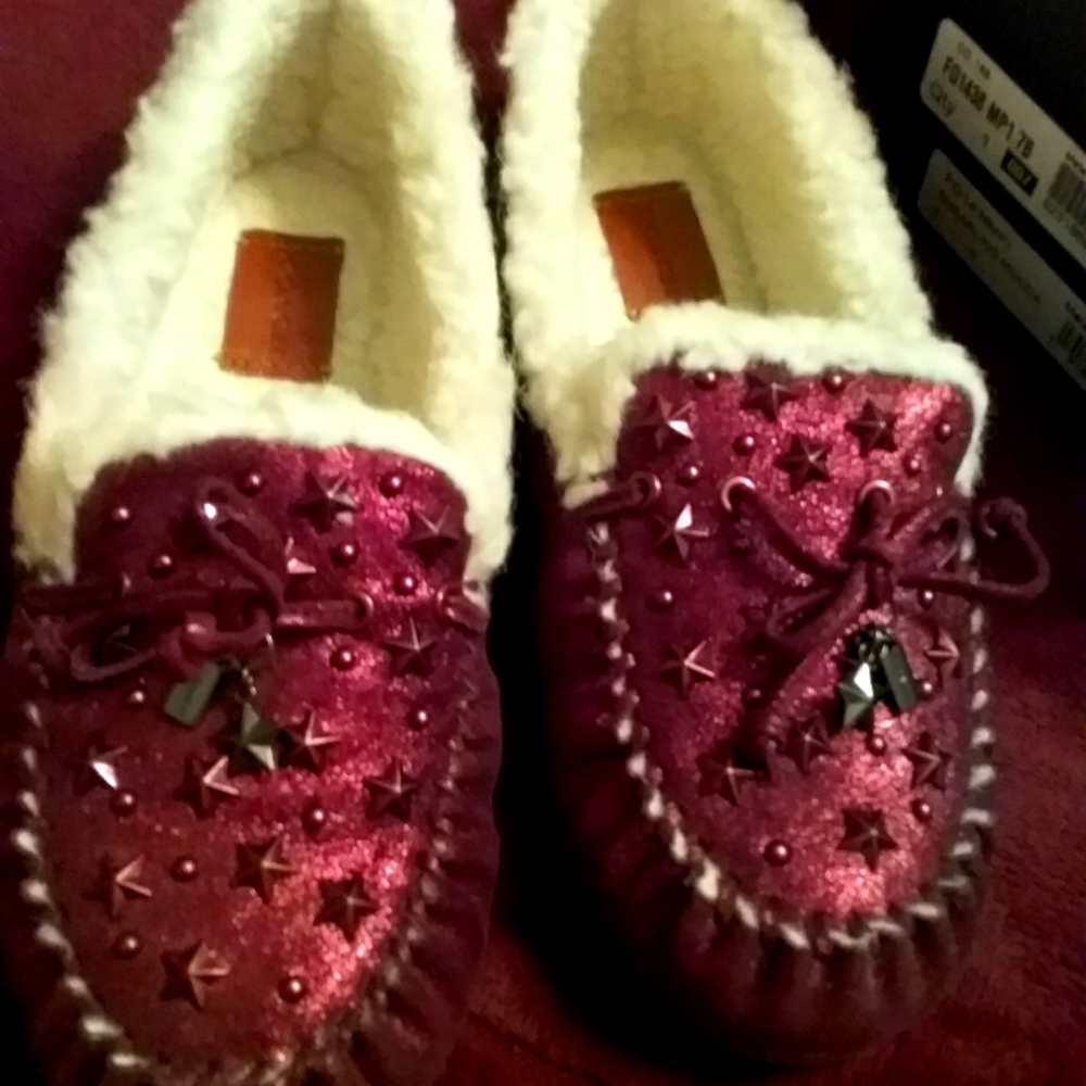NIB Coach Shearling Moccasins 7